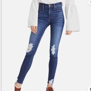 Madewell 9” high rise jeans